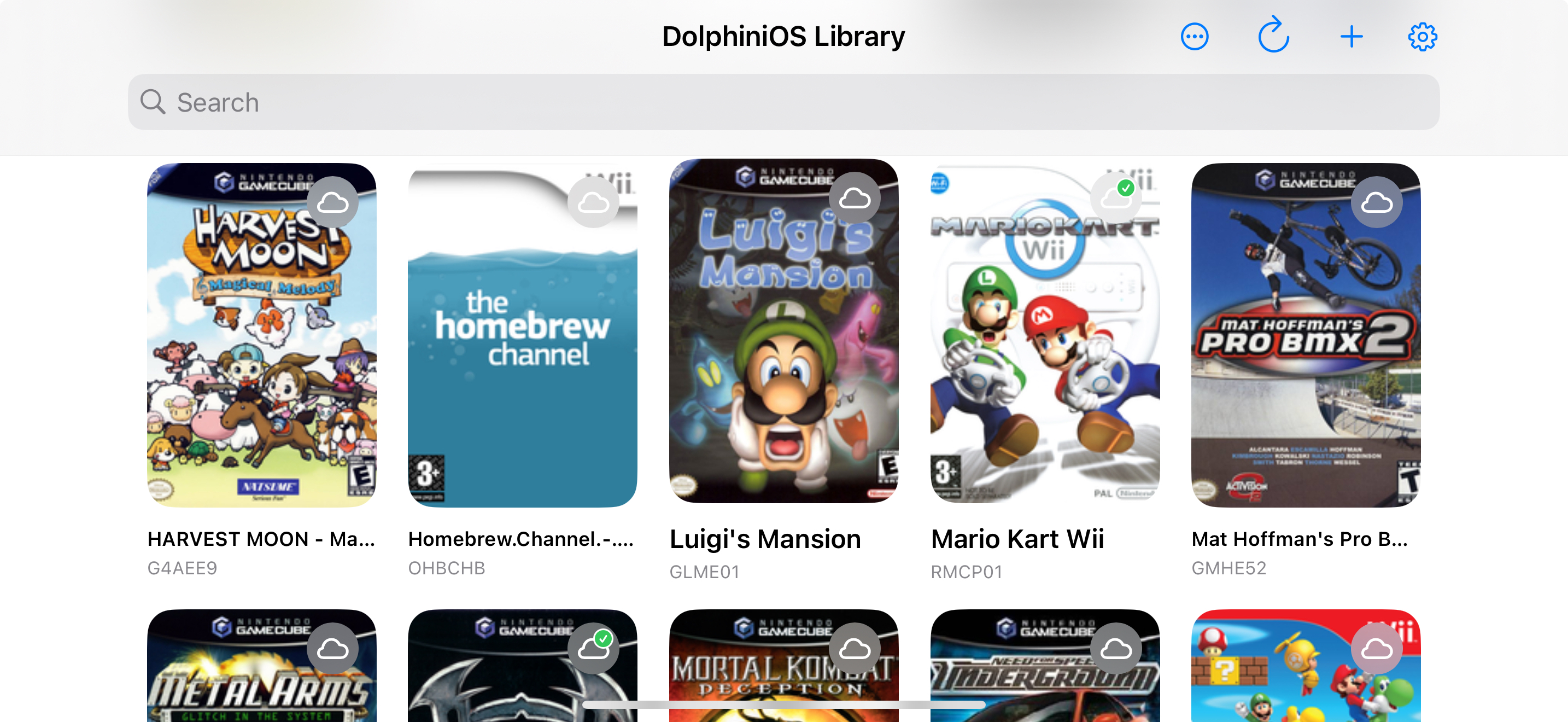 DolphiniOS for iOS and tvOS