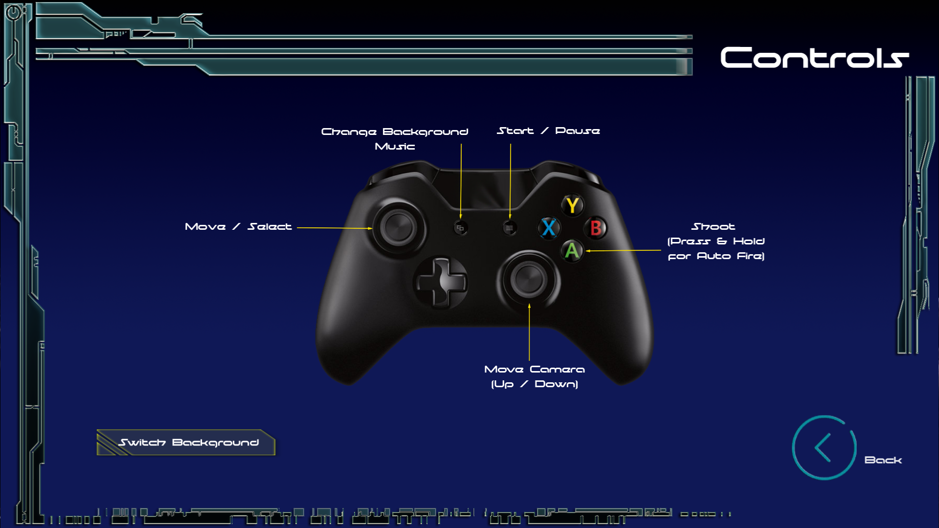 USB Joystick control