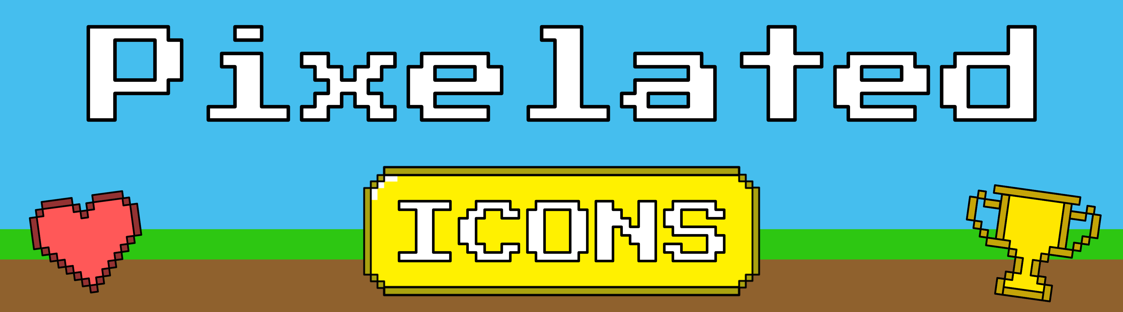 Pixelated UI/GUI Icons Pack