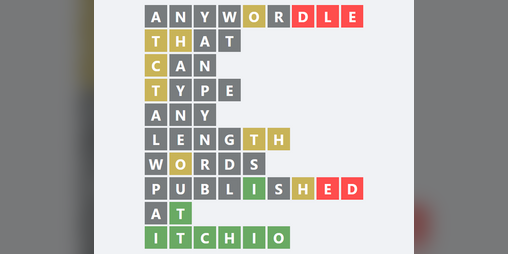 Cover image for ANYWORDLE