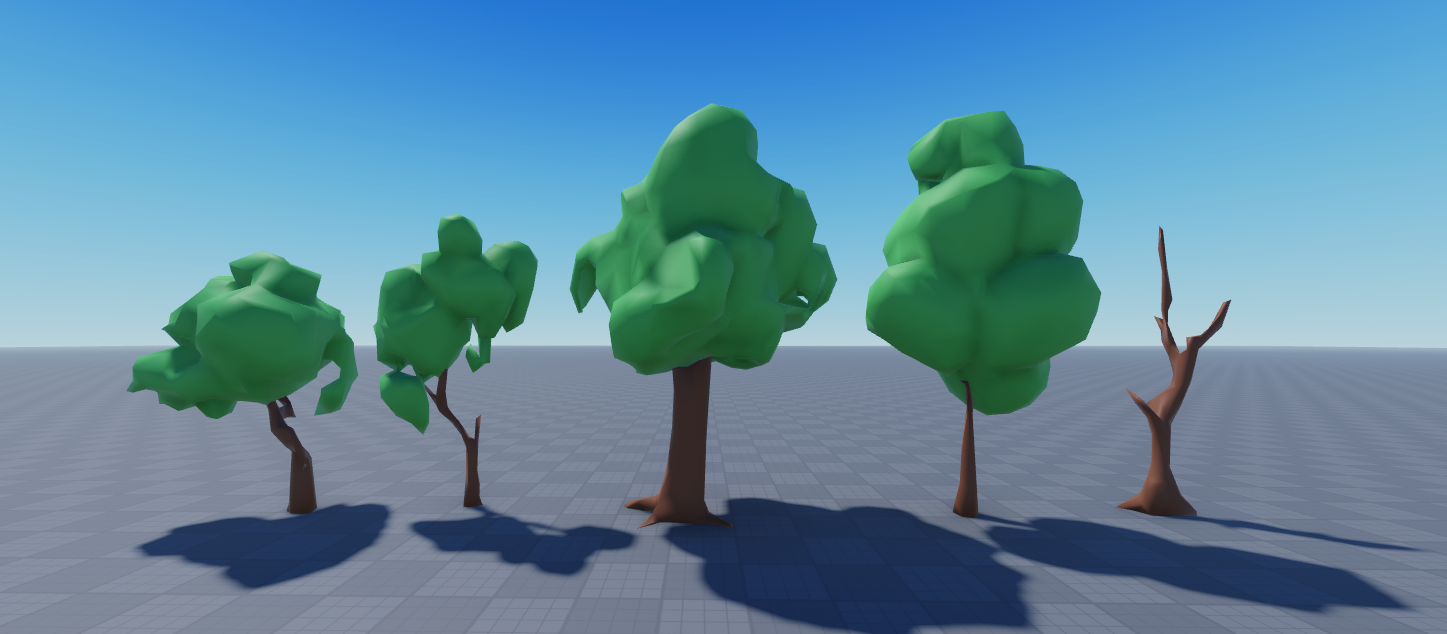 Low Poly Trees pack