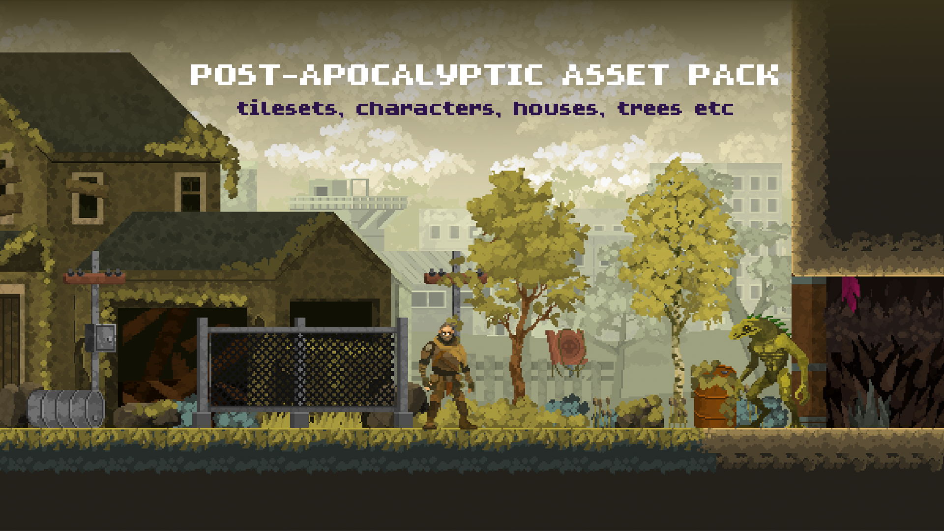 Post-Apocalyptic Pixel Art Asset Pack