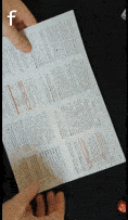 Fold each booklet twice, along the dotted lines.