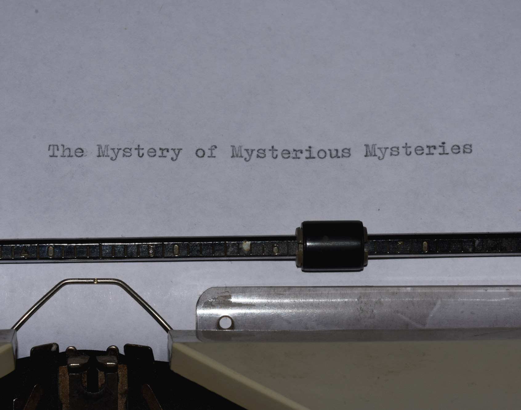 Cover image for The Mystery of Mysterious Mysteries