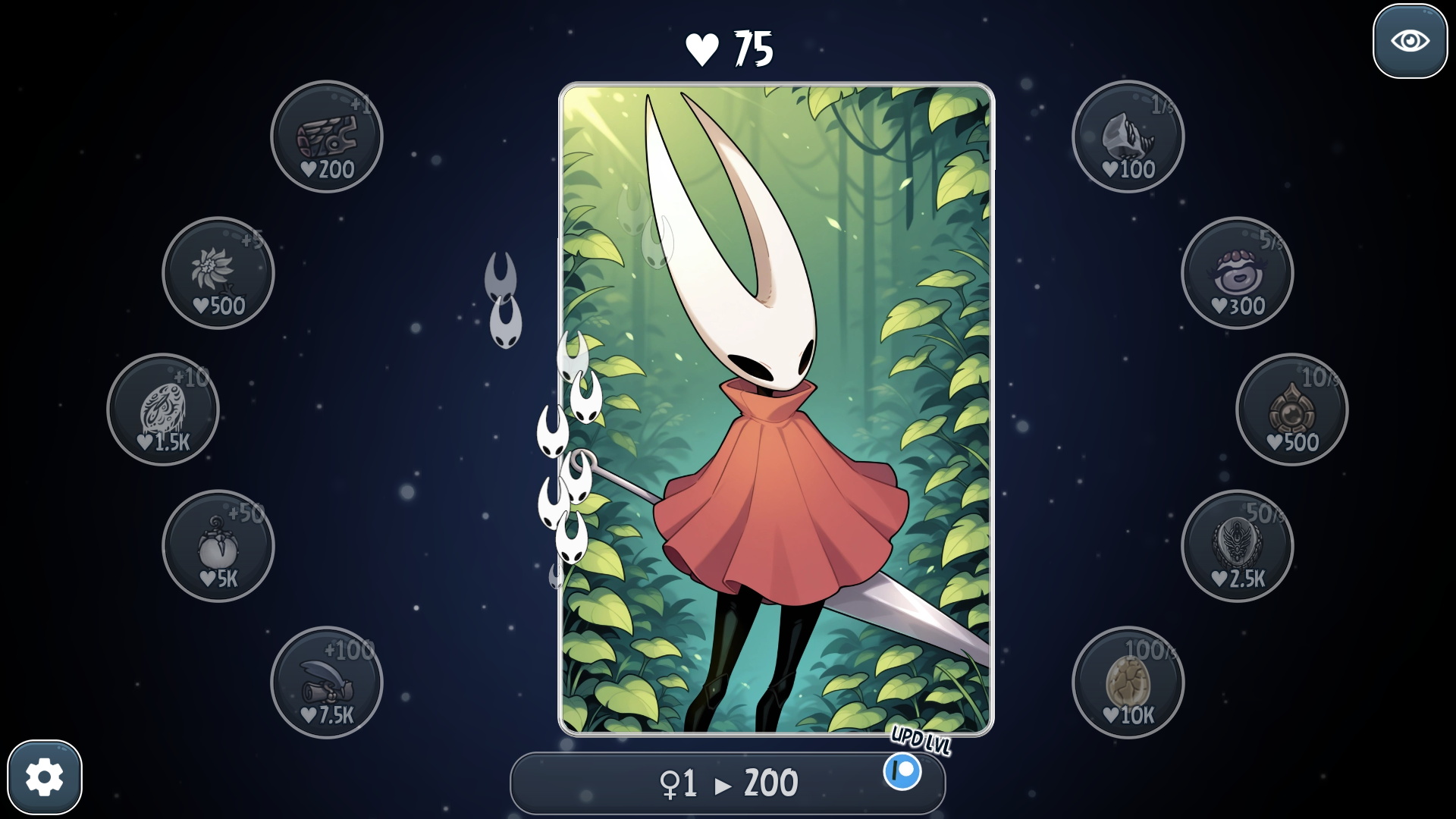 Hornet Clicker (v1.02) [Character from the game: Hollow Knight: Silksong] screenshot 1