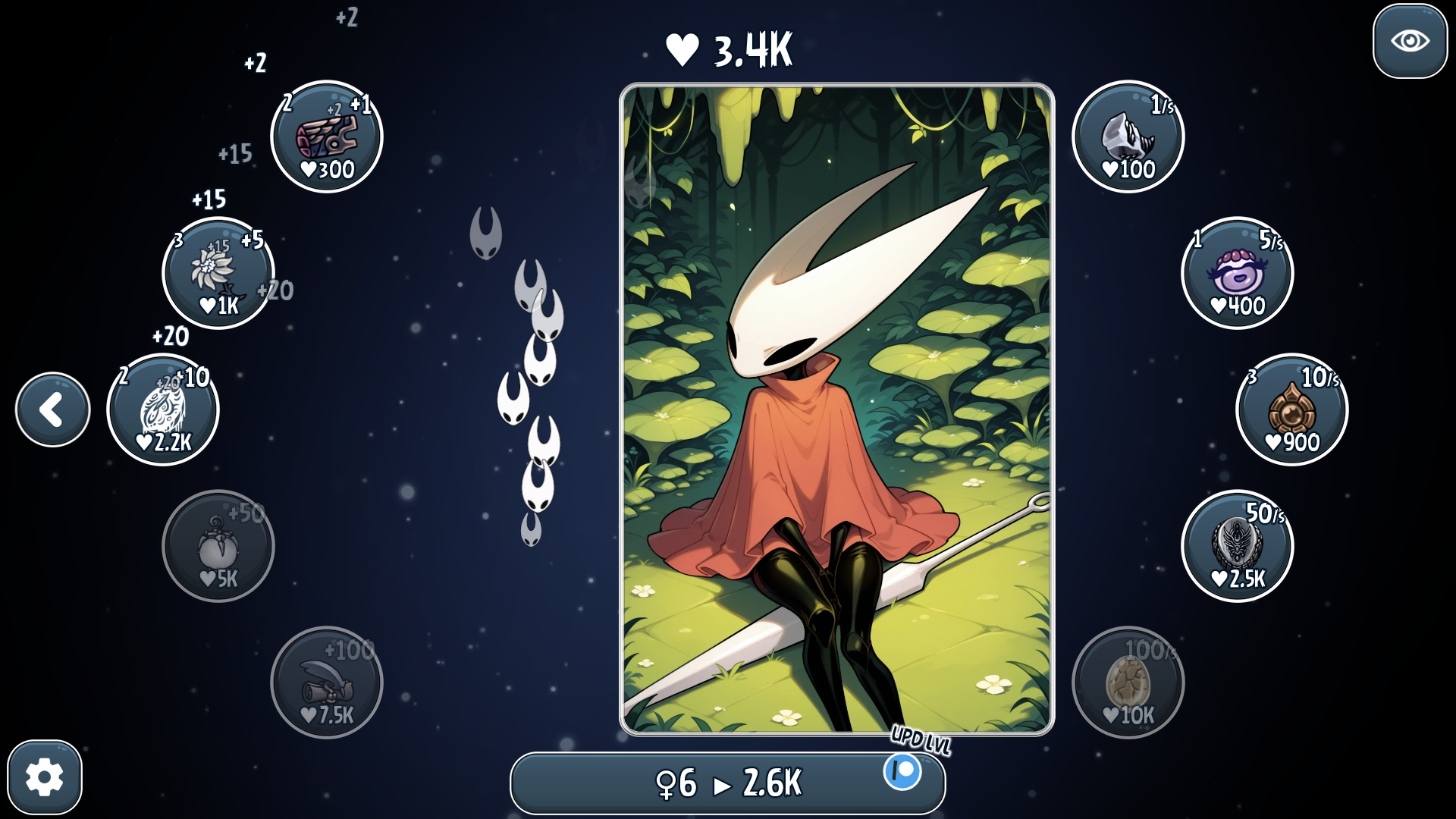 Hornet Clicker (v1.02) [Character from the game: Hollow Knight: Silksong] screenshot 3