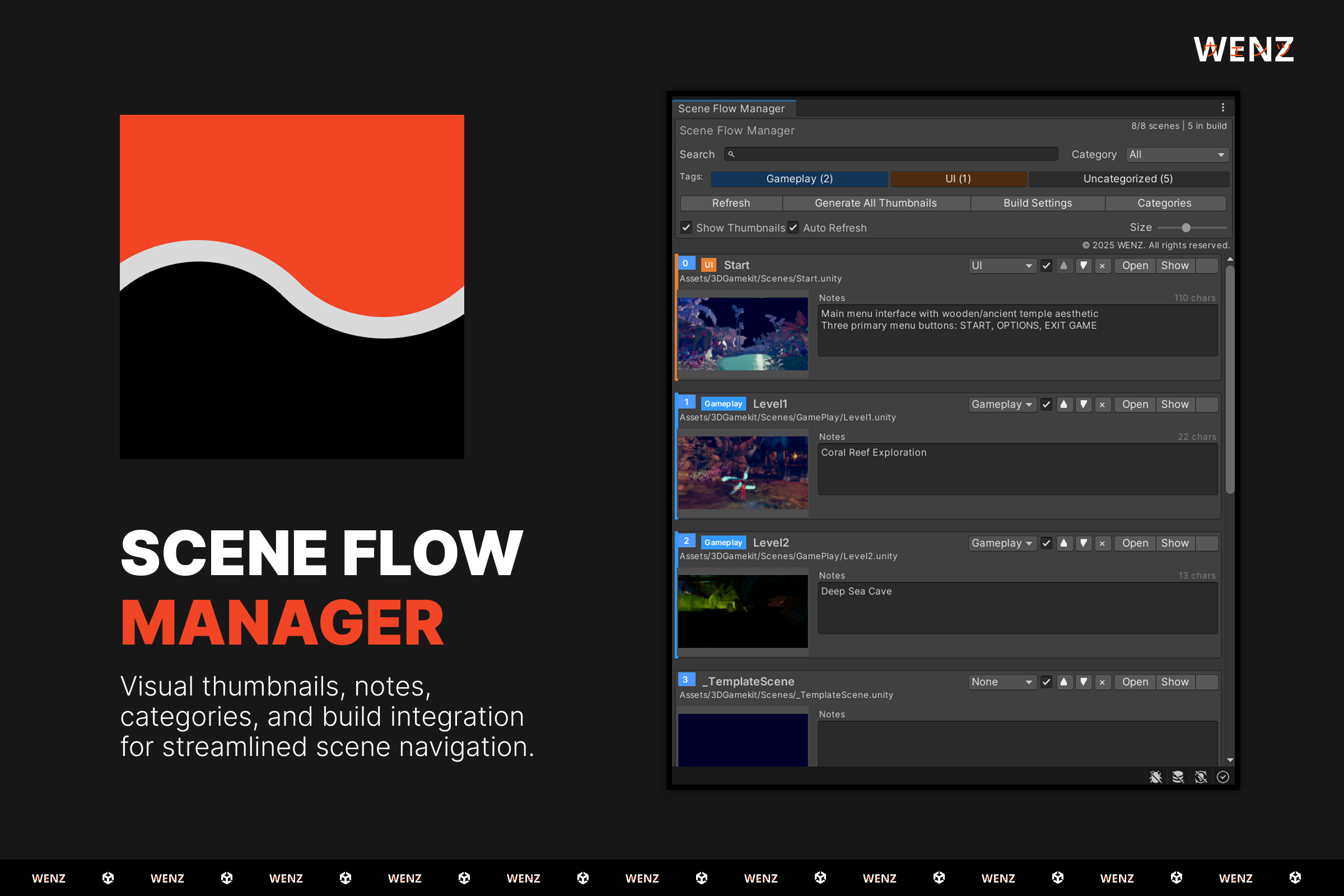 Scene Flow Manager