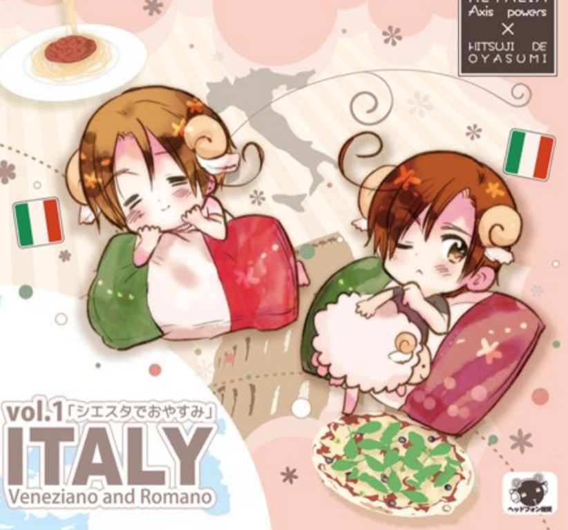 Cover image for Italy and Romano Hetalia Oyasumi Collab | VisNovel Edition