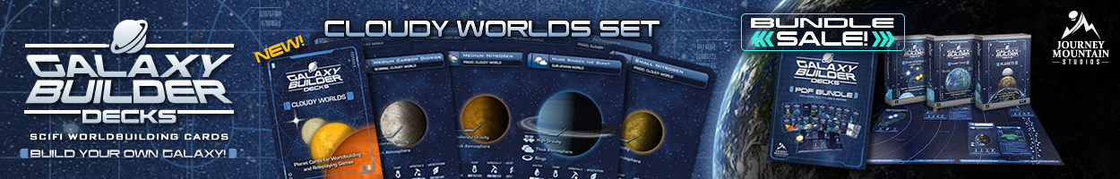 Galaxy Builder Decks: Cloudy Worlds Set
