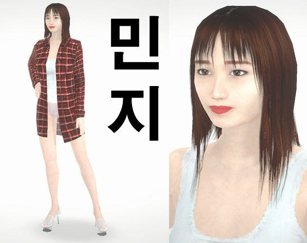 Cover art for Minji Strip 민지 - 1st Alpha by AsianGFModels.com — adult visual novel