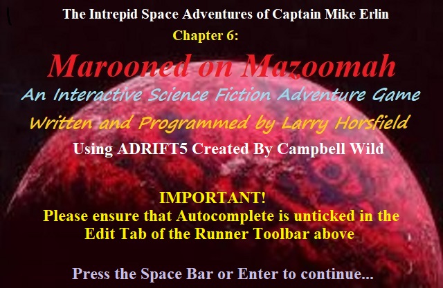 MAROONED ON MAZOOMAH