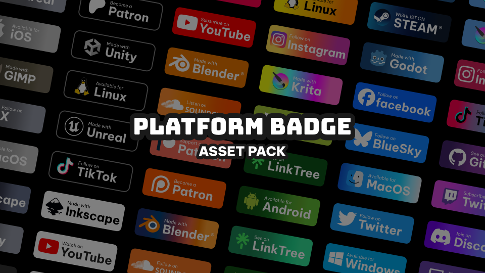 Platform Badge Asset Pack