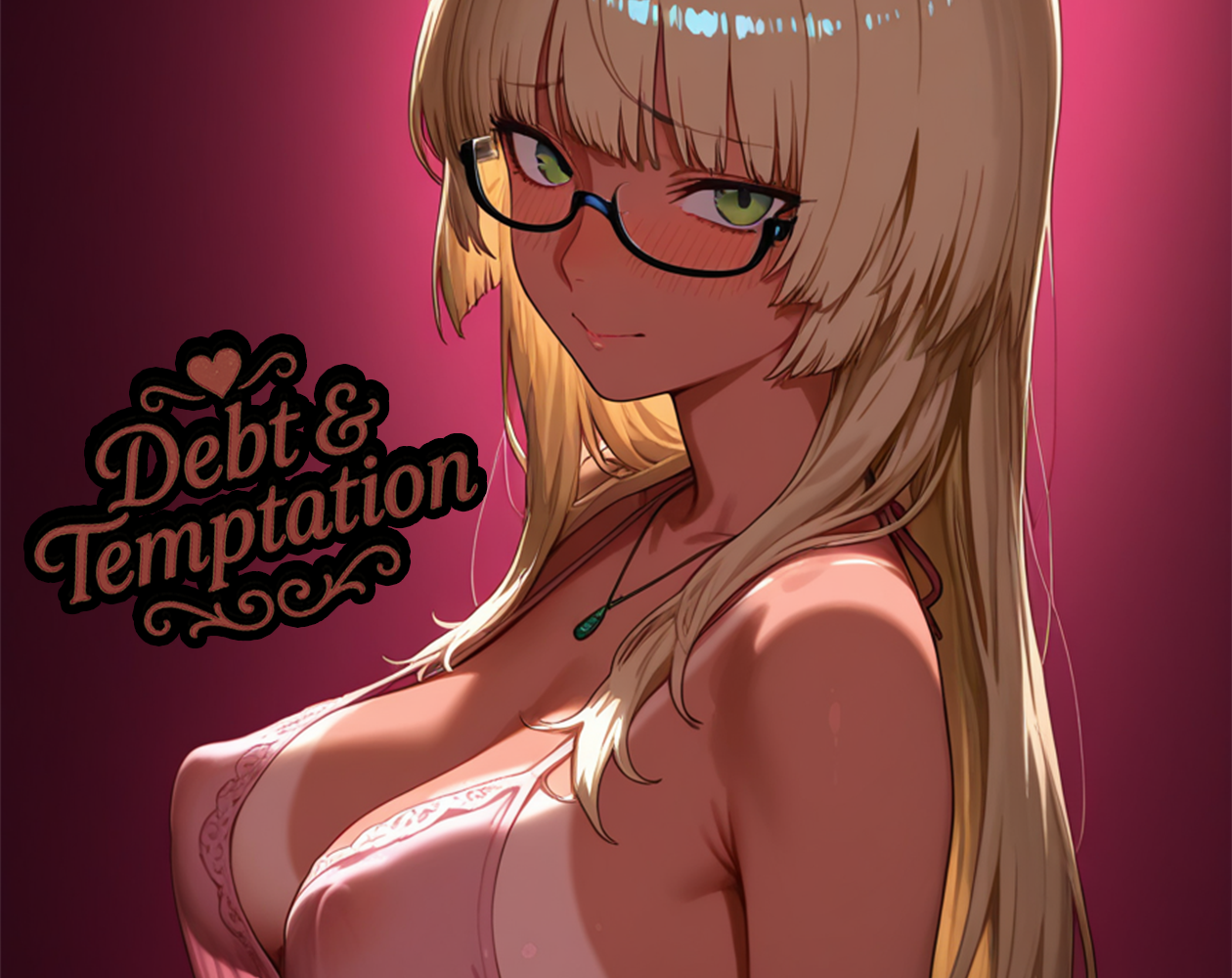 Cover art for Debt&Temptation by Azure Glint — adult visual novel