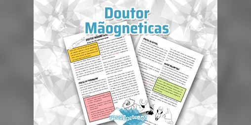 Cover image for Doutor Mãosgneticas