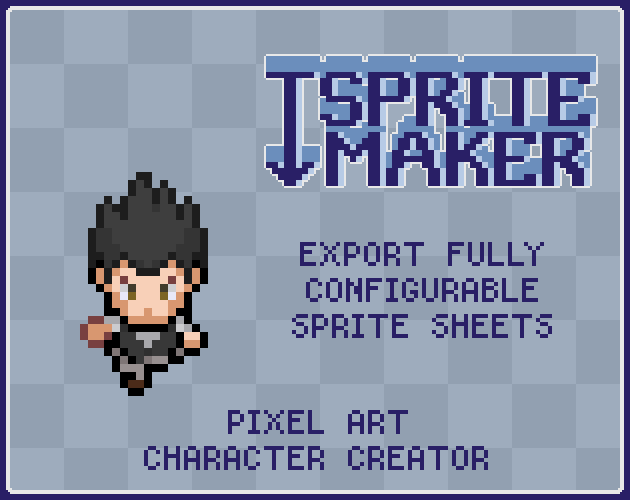 Cover image for Top Down Sprite Maker – Pixel Art Character Creator