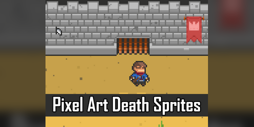 2d Pixel Art Death Sprites By Elthen's Pixel Art Shop