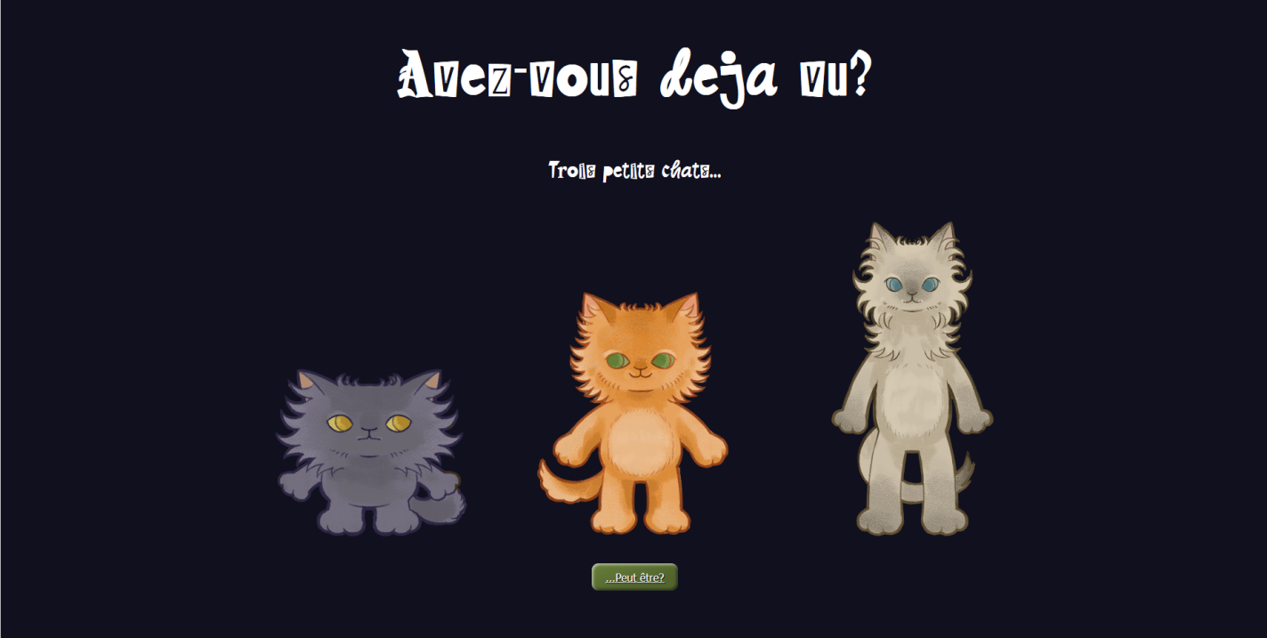 Trois petits chats
