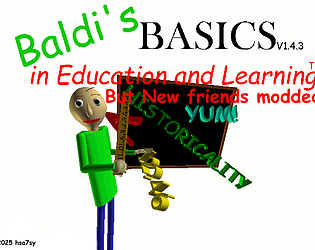 Baldi has a new friends Modded Mod menu