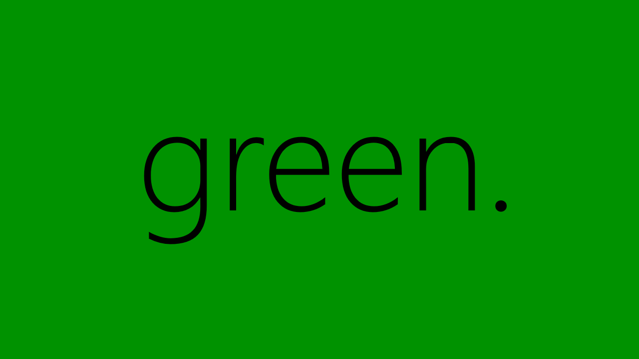 green.