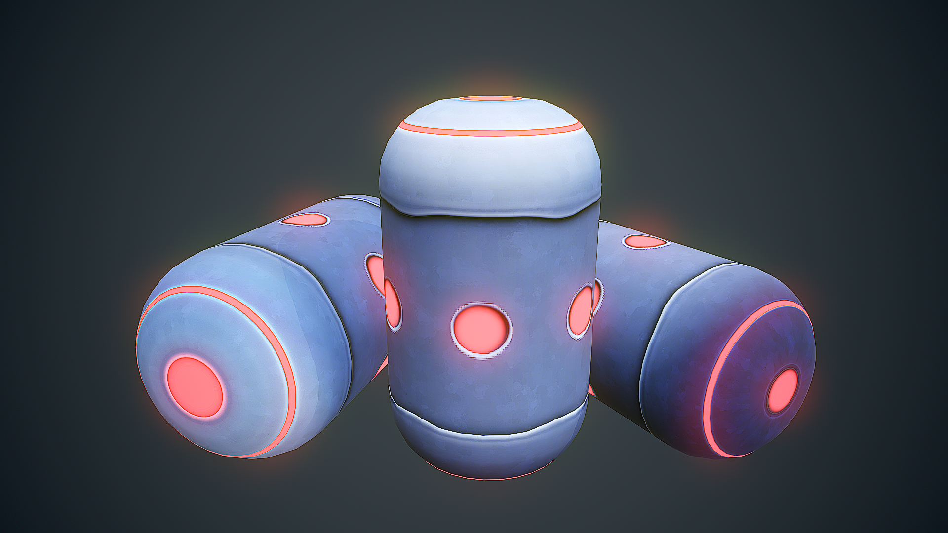 Stylized Sci Fi Grenade