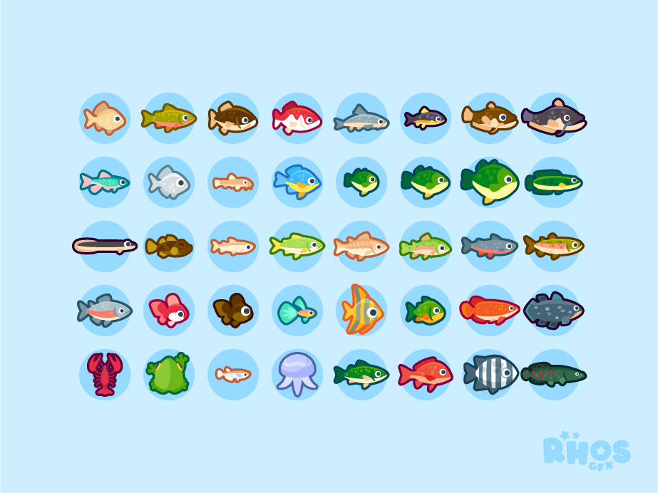 All 40 fish