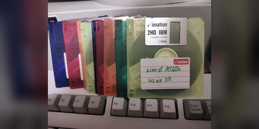 Cover image for zine of Millie 1-30 archive