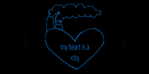Cover image for my heart is a city.