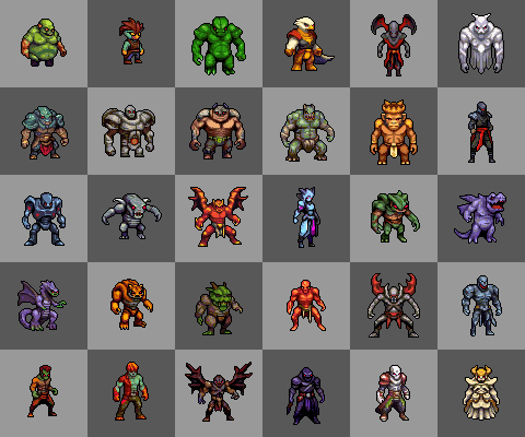 Overworld sprites Over and Over by Anima_nel - itch.io