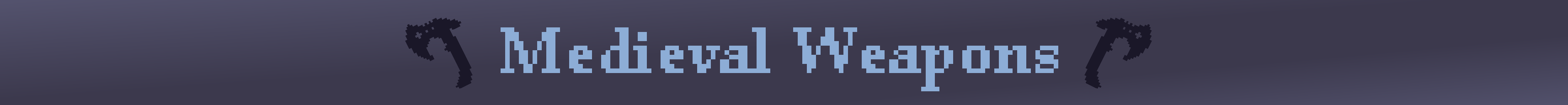 Pixel Medieval Weapons