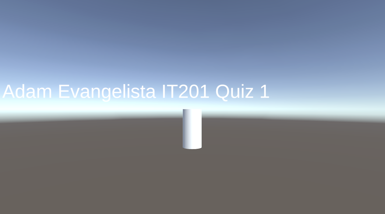 AdamEvangelista - IT201-021 - Quiz1