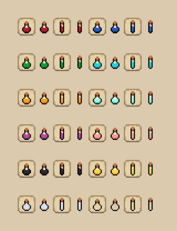 Pixel Art Potions Pack by LeDesagreable