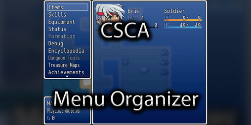 Cover image for CSCA Menu Organizer for RPG Maker VX Ace