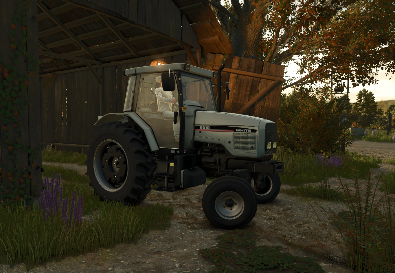 FS25 AGCO White 65-6810 2wd 4wd Pack Updated to V1.1.0.0