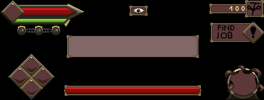 2d ui pixel art