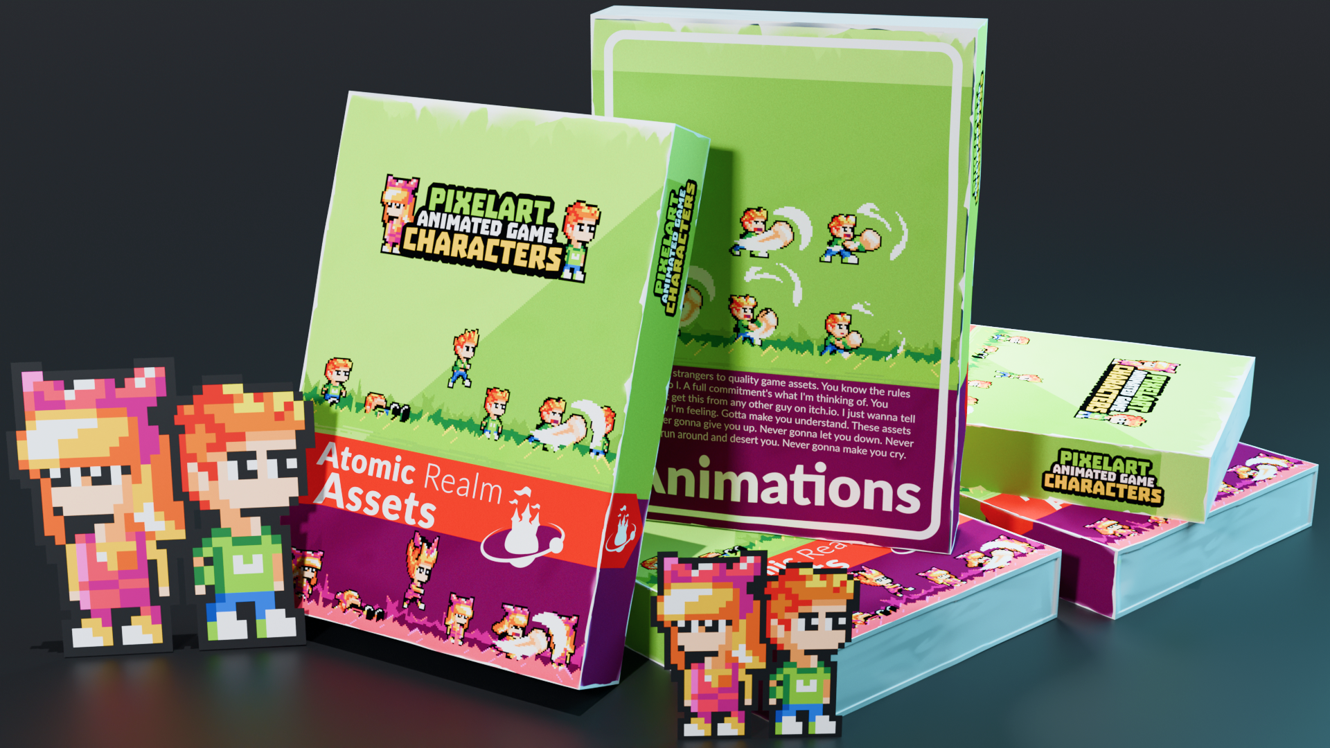 Animated Game Characters