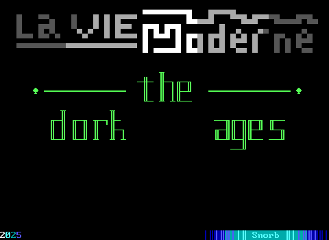 Cover image for La Vie Moderne: The Dork Ages