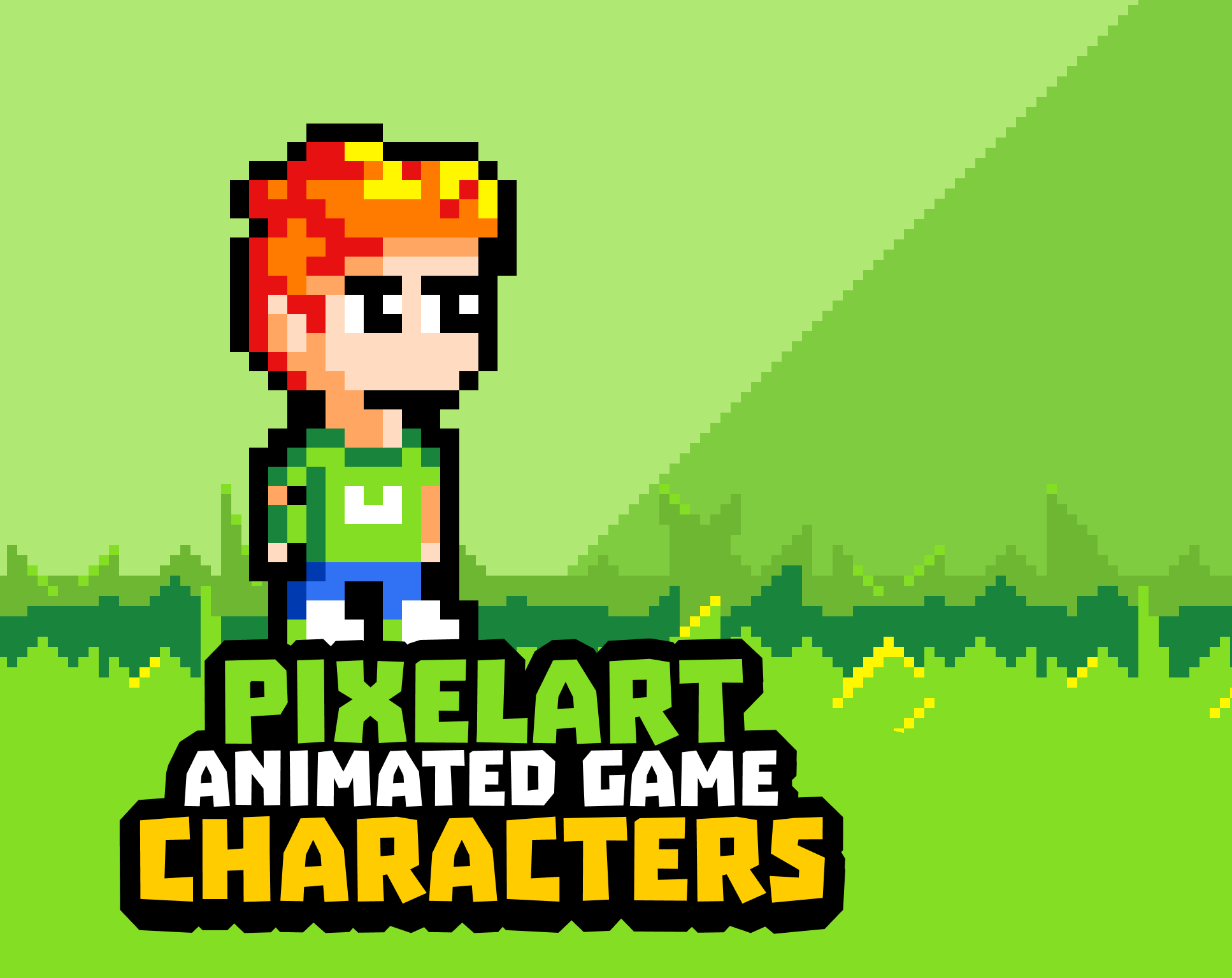 Play Pixel Art Animated Game Characters - Free Online Game
