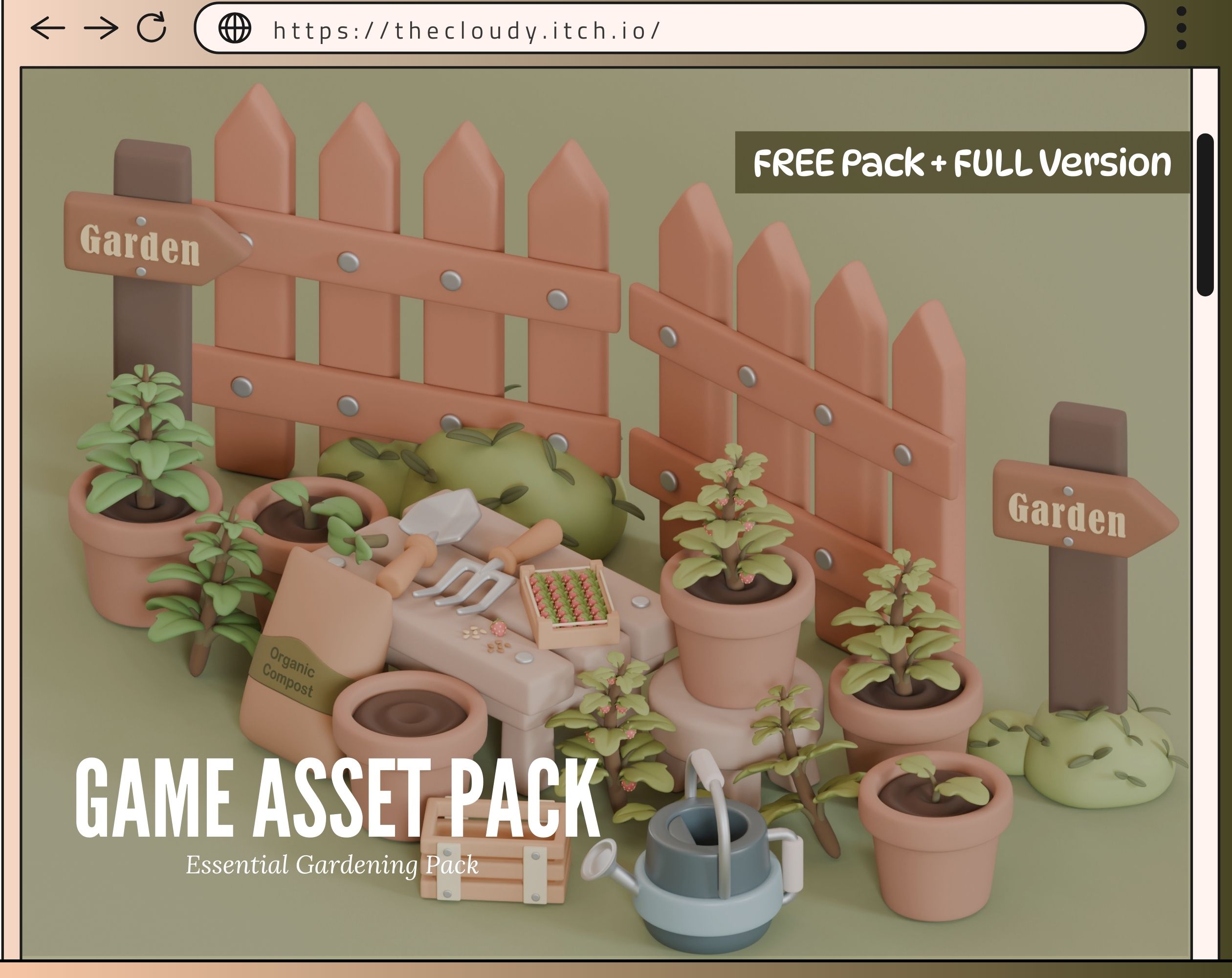 Play Lowpoly Garden Props - Free Online Game