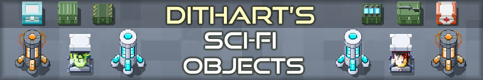 DithArt's Sci-Fi Objects
