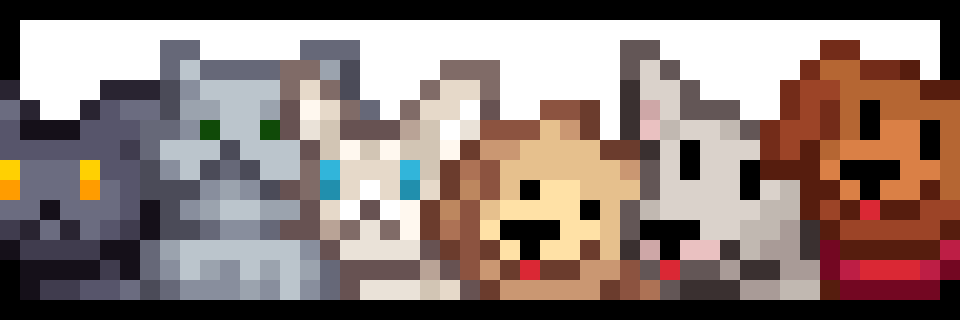 Top-Down Pixel Pets! (Bundle)