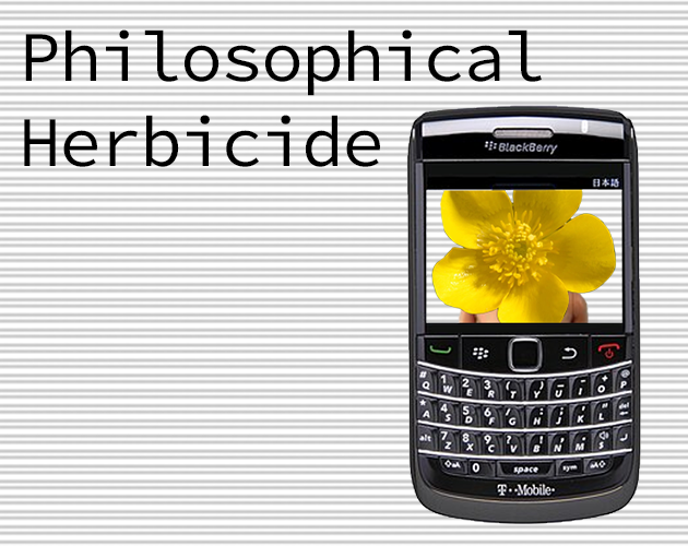 Cover image for Philosophical Herbicide