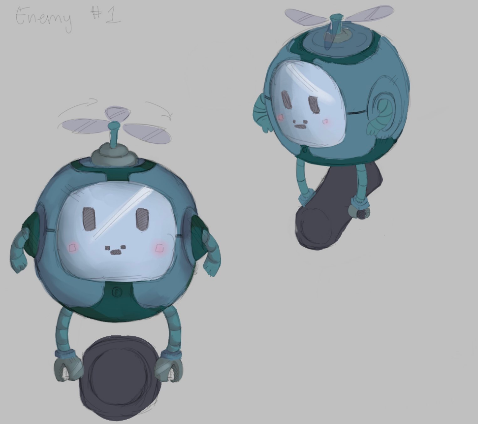Enemy 1 Concept Art - Angie Marquez
