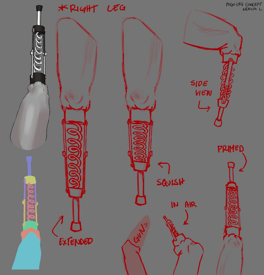 Player's Right Leg - Keana Lee