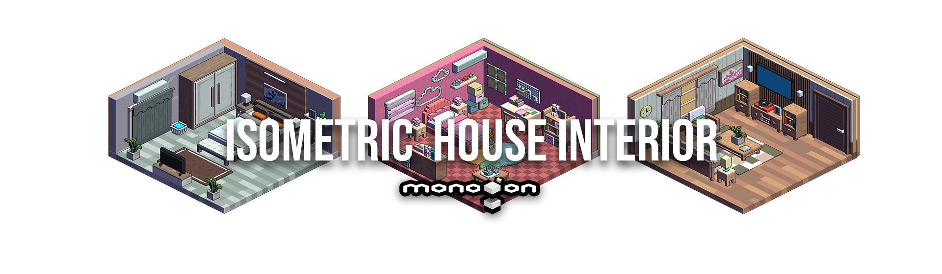 Isometric House Interior - monogon