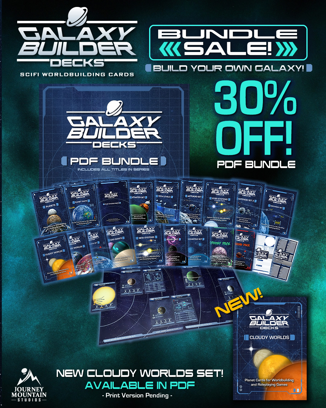 Galaxy Builder Decks Bundle Sale