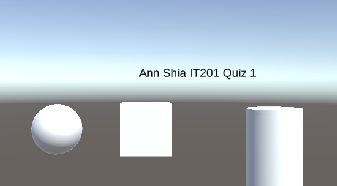 Ann Shia IT201 Quiz 1