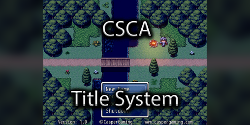 Cover image for CSCA Title System for RPG Maker VX Ace