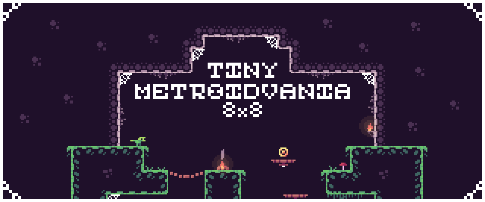 Tiny Metroidvania 8x8 - Asset pack