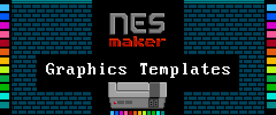 Graphics Templates for NES Maker