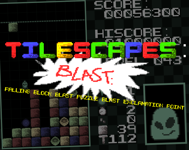 Tilescapes: Blast: Falling Block Blast Puzzle Blast Exclamation Point